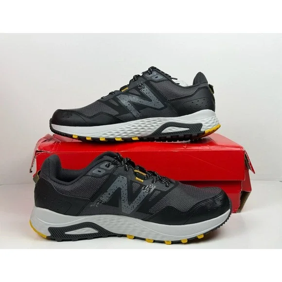New Balance 410v8 Trail Running Shoes Men's Size 13 4E Wide Grey/Black MT410LG8